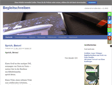 Tablet Screenshot of begleitschreiben.net